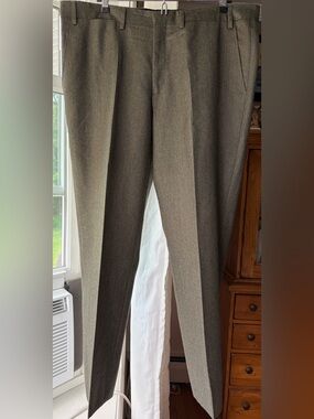 Seize sur Vingt Green Wool Tailored Men’s Dress Pants Luxury Old Money EU 46